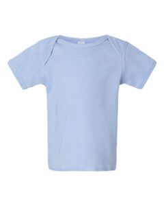 Rabbit Skins 3400 Infant Baby Rib Tee – Light Blue