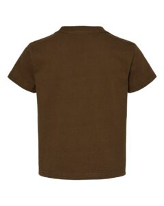 Rabbit Skins 3301T Toddler Cotton Jersey Tee – Brown (back)