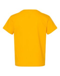 Rabbit Skins 3301T Toddler Cotton Jersey Tee – Gold (back)