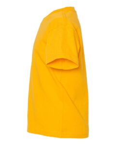 Rabbit Skins 3301T Toddler Cotton Jersey Tee – Gold (side)