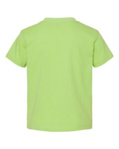 Rabbit Skins 3301T Toddler Cotton Jersey Tee – Key Lime (back)