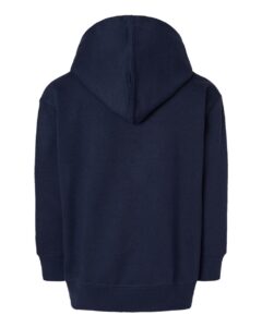 Rabbit Skins 3346 Toddler Full-Zip Fleece Hoodie Sweatshirt – Navy (back)