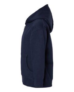 Rabbit Skins 3346 Toddler Full-Zip Fleece Hoodie Sweatshirt – Navy (side)