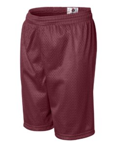 Badger 2207 Youth Pro Mesh 6″ Shorts – Cardinal (side)
