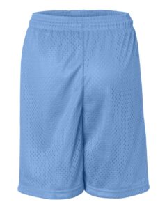 Badger 2207 Youth Pro Mesh 6″ Shorts – Columbia Blue  (back)
