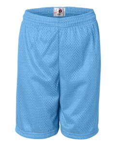 Badger 2207 Youth Pro Mesh 6″ Shorts – Columbia Blue