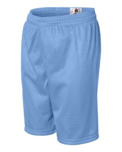 Badger 2207 Youth Pro Mesh 6″ Shorts – Columbia Blue  (side)