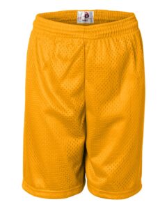 Badger 2207 Youth Pro Mesh 6″ Shorts – Gold