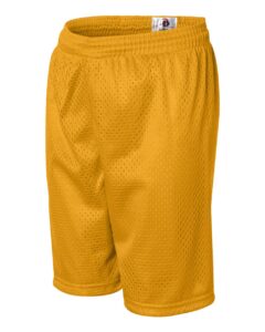 Badger 2207 Youth Pro Mesh 6″ Shorts – Gold (side)