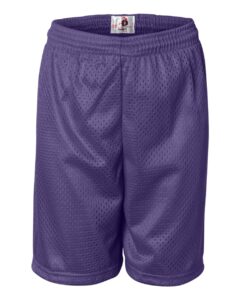 Badger 2207 Youth Pro Mesh 6″ Shorts – Purple