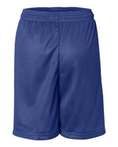 Badger 2207 Youth Pro Mesh 6″ Shorts – Royal (back)