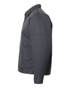 Red Kap JT22 Men’s Waist Length Jacket – Charcoal (side)