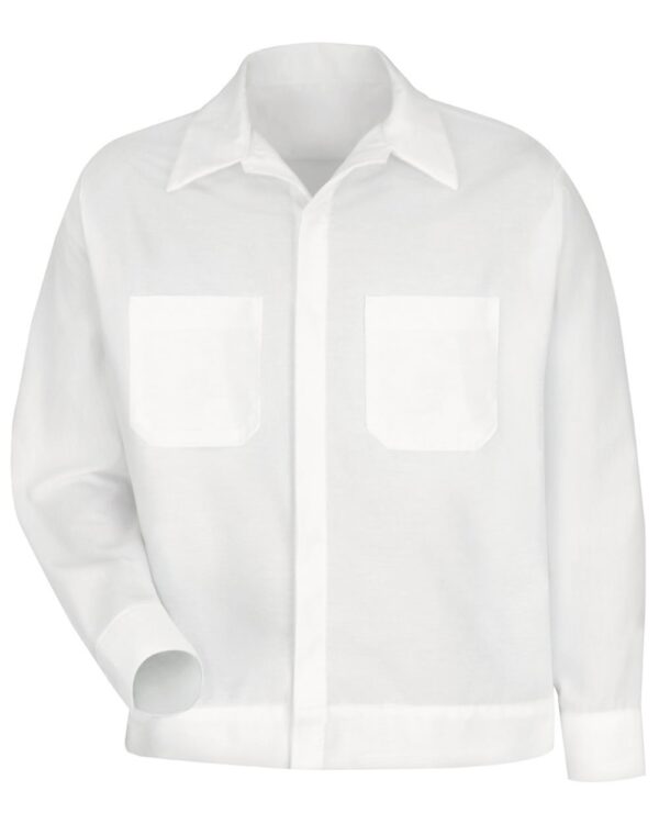 Red Kap Men’s Button-Front Shirt Jacket