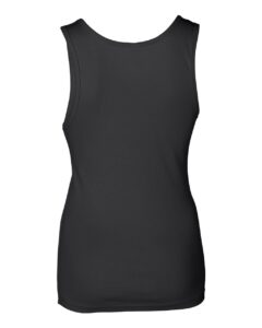 BELLA + CANVAS 1080 Women’s Baby Rib Tank – Black (back)