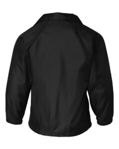Augusta Sportswear 3101 Youth Coach’s Jacket – Black (back)