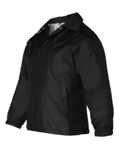 Augusta Sportswear 3101 Youth Coach’s Jacket – Black (side)