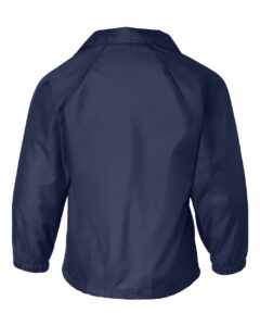 Augusta Sportswear 3101 Youth Coach’s Jacket – Navy (back)