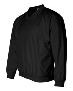 Augusta Sportswear 3415 Unisex Micro Poly Windshirt – Black (side)