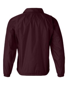 Augusta Sportswear 3100 Men’s Coach’s Jacket – Maroon (back)