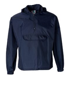 Augusta Sportswear 3130 Unisex Packable Half-Zip Hooded Pullover Jacket – Navy