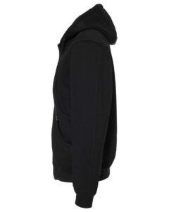 DRI DUCK 7033 Men’s Crossfire Heavyweight Power Fleece Hooded Jacket with Thermal Lining – Black (side)