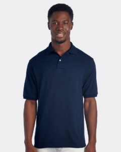 JERZEES 437MSR Men’s SpotShield® 50/50 Polo