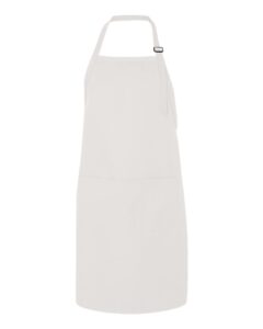 Chef Designs TT30 Premium Bib Apron – White
