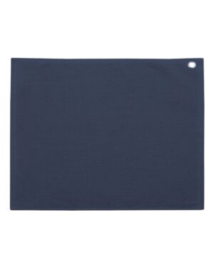 Carmel Towel Company C1518GH Velour Hemmed Towel with Grommet & Hook