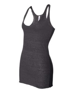 BELLA + CANVAS 8430 Women’s Triblend Racerback Tank – Charcoal Black Triblend (side)
