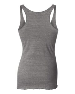 BELLA + CANVAS 8430 Women’s Triblend Racerback Tank – Grey Triblend (back)