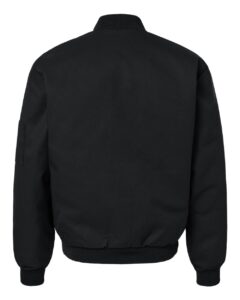Red Kap JT38 Men’s Solid Team Jacket – Black (back)