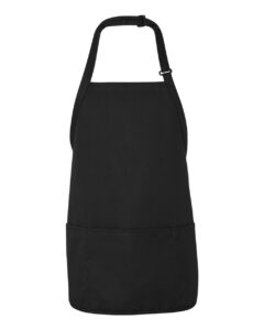 Chef Designs TT32 Short Premium Bib Apron – Black