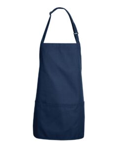 Chef Designs TT32 Short Premium Bib Apron – Navy