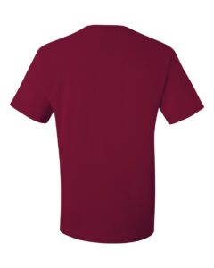 JERZEES 29MR Unisex Dri-Power® 50/50 T-Shirt – Cardinal (back)