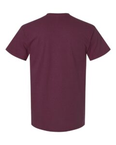 Gildan 2300 Unisex Ultra Cotton® Pocket T-Shirt – Maroon (back)