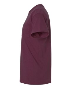 Gildan 2300 Unisex Ultra Cotton® Pocket T-Shirt – Maroon (side)