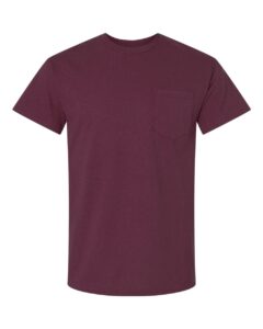 Gildan 2300 Unisex Ultra Cotton® Pocket T-Shirt – Maroon