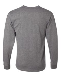JERZEES 29LSR Unisex Dri-Power® Long Sleeve 50/50 T-Shirt – Oxford (back)