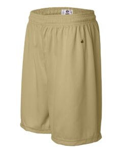 Badger 4107 Men’s B-Core 7″ Shorts – Vegas Gold (side)
