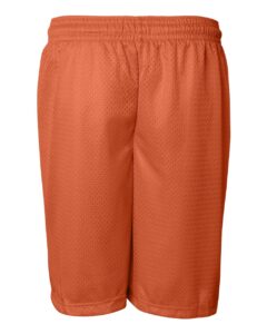 Badger 7207 Men’s Pro Mesh 7″ Shorts – Burnt Orange (back)