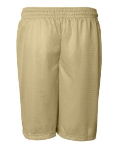 Badger 7207 Men’s Pro Mesh 7″ Shorts – Vegas Gold (back)