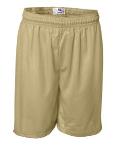 Badger 7207 Men’s Pro Mesh 7″ Shorts – Vegas Gold