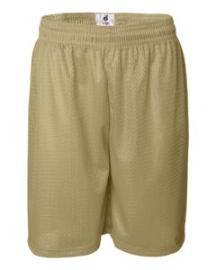 Badger 7209 Men’s Pro Mesh 9″ Shorts – Vegas Gold