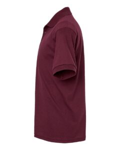 Gildan 8800 Unisex DryBlend® Polo – Maroon (side)