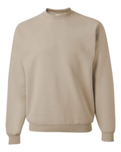 JERZEES 562MR Unisex NuBlend® Crewneck Sweatshirt – Sandstone