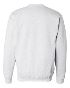 Hanes F260 Unisex Ultimate Cotton® Crewneck Sweatshirt – Ash (back)