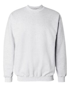 Hanes F260 Unisex Ultimate Cotton® Crewneck Sweatshirt – Ash