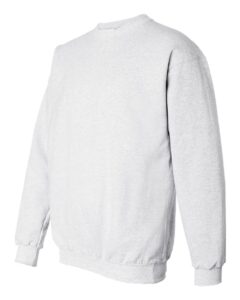 Hanes F260 Unisex Ultimate Cotton® Crewneck Sweatshirt – Ash (side)