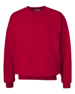 Hanes F260 Unisex Ultimate Cotton® Crewneck Sweatshirt – Deep Red