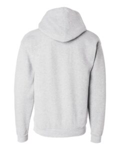 Hanes P170 Unisex EcoSmart® Hooded Sweatshirt – Ash (back)